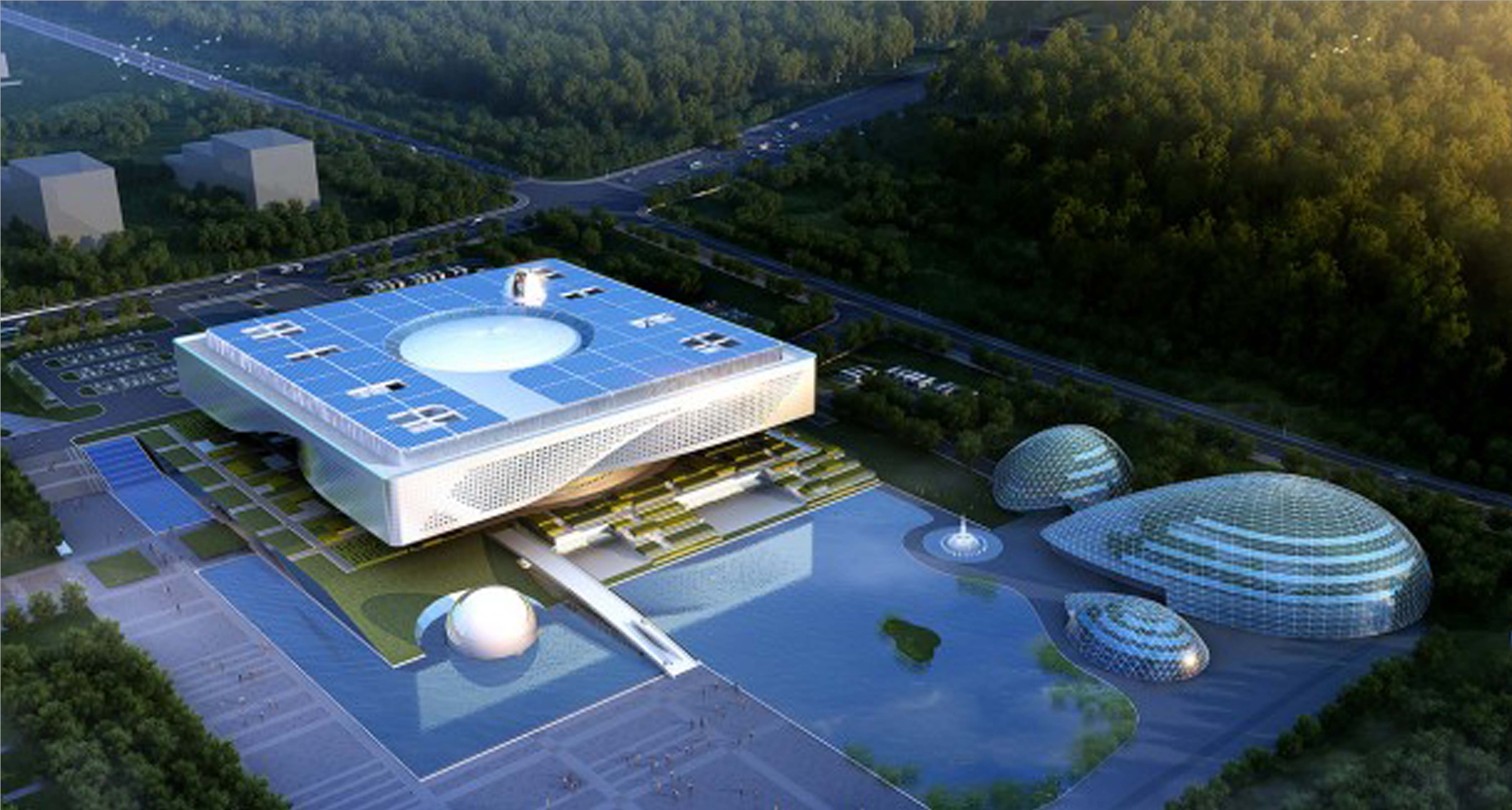 航拍中国首座航空文化综合体“扬州航空馆”：全馆覆盖智能互动体验系统